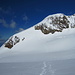 Rückblick auf den Abstiegsweg vom Il Naso 4270 m vom östlichen Lysgletscher aus