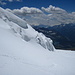 Abstieg zur Gnifettihütte 3625 m