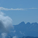 Das Dolomit-Dreigestirn der Bündner Alpen in der Ferne