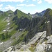 Impressionanti rocce verticali verso la Zwischbergental