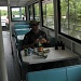 Don at lunch on a river boat diner