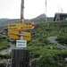 Am Wägerhus ( 2207m ), gegen halb Acht