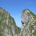 Zwei Traumziele auf einem Bild - Höfats 2.Gipfel und Kleine Höfats