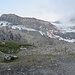 Vor der Lämmerenhütte – Schwarzhorn mit Aufstiegsroute