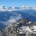 Schwarzhorn – Weisshorn, Zinalrothorn, Ober Gabelhorn, Matterhorn, Dent Blanche