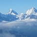 Schwarzhorn – Ober Gabelhorn, Matterhorn, Pointe de Zinal, Dent Blanche, Dent d’Hérens,