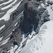 Schneehore – Steilstufe im Aufstieg zum Schwarzhorn mit Route