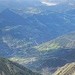 Tochuhorn – Blick in Richtung Riederalp, dahinter der Grosse Aletschgletscher