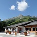 Auch das Bergrestaurant Ristisbietet eine schöne Aussicht zum bestiegenen Gipfel!