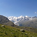 Erster Blick zum Bernina rüber