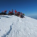 Der Mont Blanc, auch heute gut besucht
