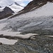 Gletscherrest beim Abstieg ins Niedertal