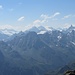 Blick in die zentrale Silvretta; rechts markant Gross Litzner und Gross Seehorn