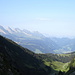 Ausblick von der Alp Grueb ins Toggenburg