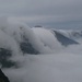 Ein Nebelfall an der Alvierkette