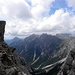 Eggenkofel(2591m), Eisenschuss(2615m), Weittalspitze(2539m) und Spitzkofel(2717m), im wunderschonen Lienzer Dolomiten.