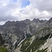 Die Sudwand des Lienzer Dolomiten, mit Simonskopf, Seekofel, Wilder Sender Doppelgipfel und Grubenspitz.