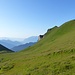 Blick zurück über das Tälli - rechts der Gipfel des Gürgaletsch