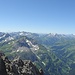 prächtiges Panorama vom Hohen Riffler bis zum Widderstein