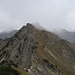Gratverlauf vor dem Östlichen Schattenbergkopf (1865 m)