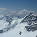 Blick zu Rottalhorn und Jungfrau