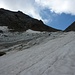 Gletscherfeld im oberen Teil