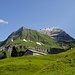 Blick zurück zur Felle Alpe und Mohnenfluh