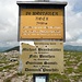 Tafeln am Gipfelkreuz des Vorderen Wöllaner Nock