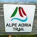 noch brandneu: Markierung Alpe Adria Trail