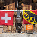 Gemmenalp kurz vor dem Nationalfeiertag: Schweiz - Bern - Hup Holland. Motto für die folgenden Fotos.