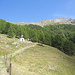 la cappella di Oberfinilu (..e il bosco piu' alto delle alpi? fin sopra i 2400 metri...)