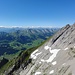 Der Blick vom Jöchli über den Wildhuser Schafberg zu den Churfirsten. Ein Prachtstag im Alpstein.