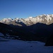 Blick über den Lagginhorn-Gletscher