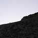 Eine 2er Seilschaft etwas weiter oben beim Aufstieg zum Grossen Bigerhorn