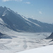 Aletschgletscher, Fiescher Gabelhorn und knapp Grosses Wannenhorn