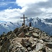 Gipfelkreuz Jegihorn (3206m). Heute hatten wir den Gipfel für uns alleine.