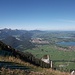 Panoramablick vom Tegelberg (1707m) auf das Ostallgäu 1