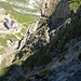 bereits wieder auf dem Rückweg, im Abstieg zum Rotsteinpass - in der Zwischenzeit wurde der Alpstein übervölkert