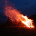1. Augustfeuer beim Untergrenchenberg. Der Wind leistet gute Arbeit.