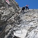 Abstieg über den "Klettersteig".