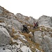Fels- und Grasmix beim Auf- und Abstieg auf den Zuckerspitz 2133 - hier [u Sputnik] und [u Schlumpf]