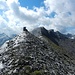 Der weitere Gratverlauf mit dem 2. Schinetahorn