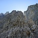 der Leitern-Teil des Klettersteiges