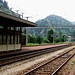 Bahnhof Rodi-Fiesso mit Bremsstaub angereichert