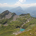 Gipfel (Vorder) Grauspitz - Teilpanorama 9/9. 