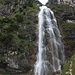 Dalfazer Wasserfall. Rechts davon befindet sich ein Klettersteig (!).