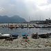 Hafen von Intra, im Hintergrund Monte di Fiori