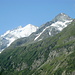 Das Dreigestirn auf der westlichen Talseite