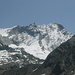 Das mächtige Weisshorn (4506m) mit seiner weniger bekannten Westseite.