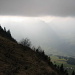 Wieder unter der Wolkendecke: Ausblick ins Toggenburg